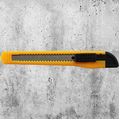 Yellow Utility Knife knife