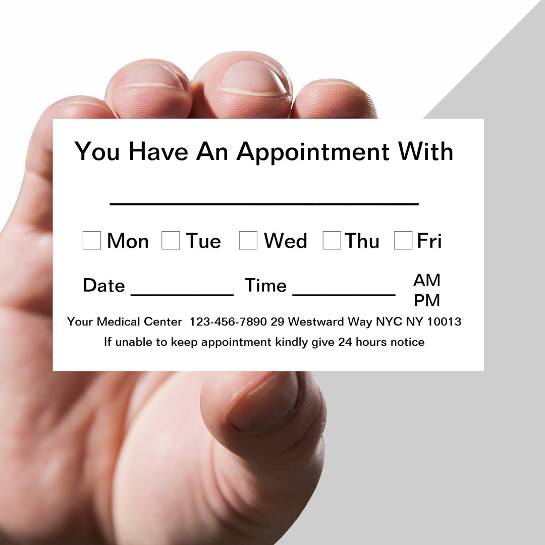 Appointment Card