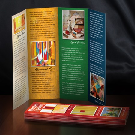 Brochures/Flyers Soft Touch A brochure with soft touch coating