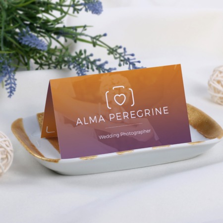 Business Cards With Fold Business cards with a crease