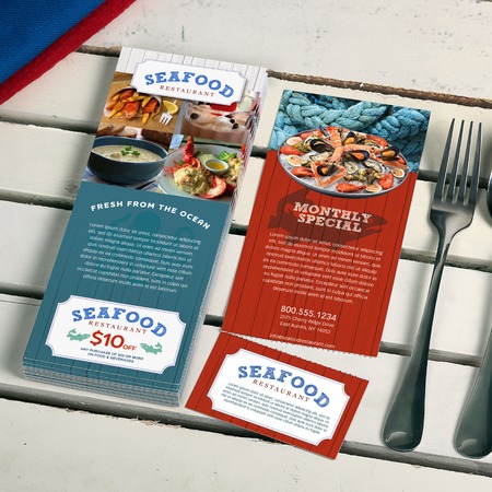 Tear Off Cards with UV Coating tear cards