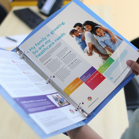 Brochures/Flyers Matte Finish A brochure printed on card stock