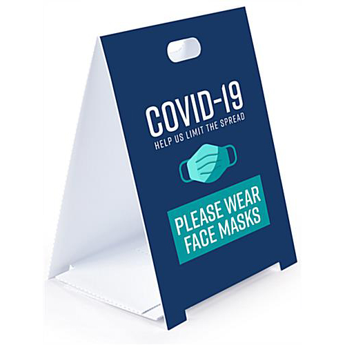 Coroplast A-Frame Sign a frame