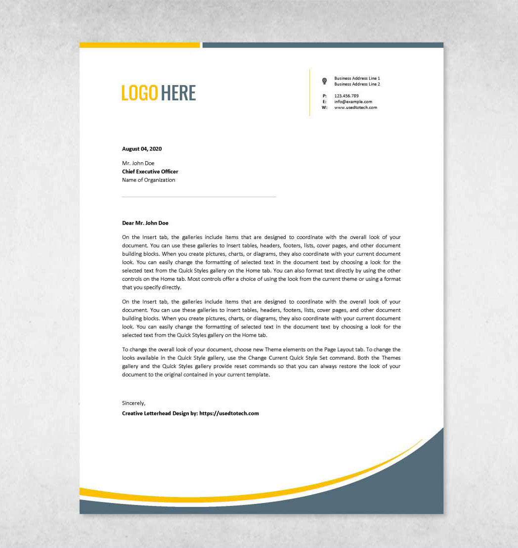 Short Run Letterhead letterheads