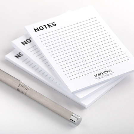 1-Color Notepads notepads